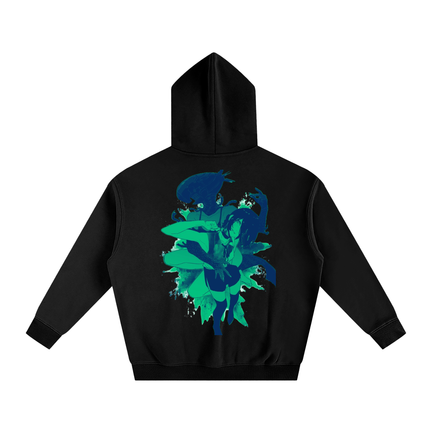 ChainsawMan-Reze Oversize Fleeced Hoodie